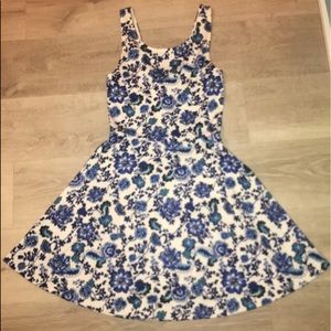 Blue Floral Dress